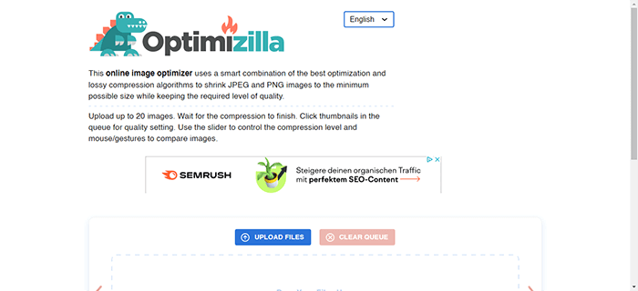 سایت Optimizilla