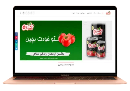طراحی سایت شرکتی بخشین |اکادمی ساسان درویش پور