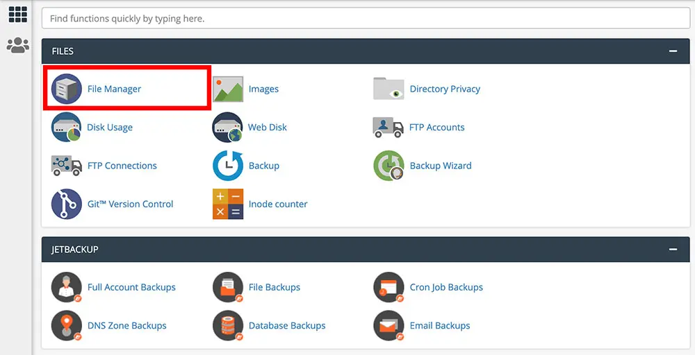 مدیریت هاست cPanel